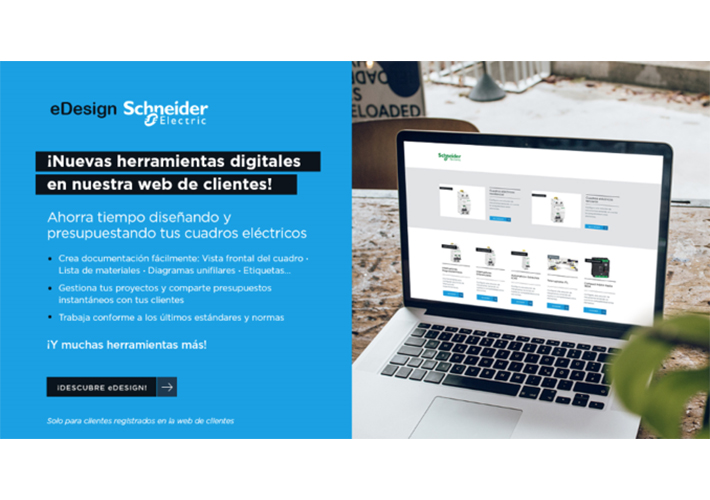 foto noticia Nuevo eDesign Terciario de Schneider Electric, ahora también con PrismaSet S.